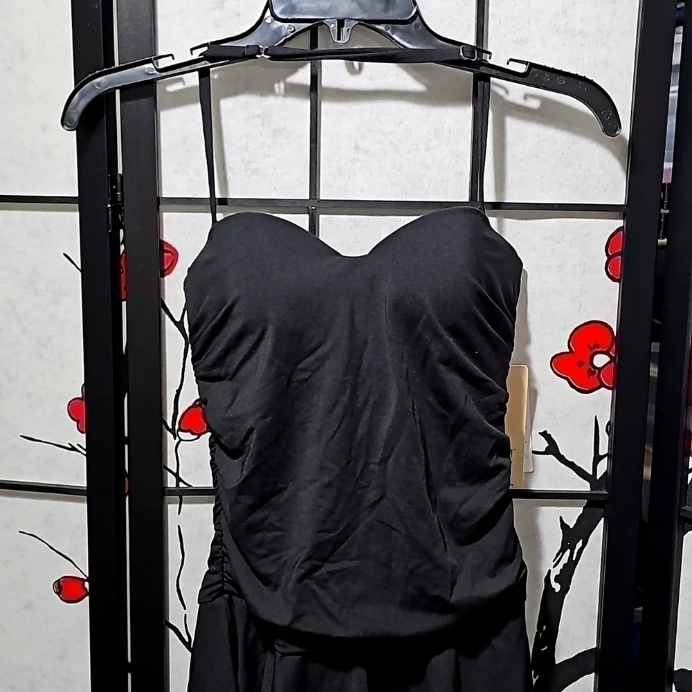 Calia Swim Dress One Piece Black NWT‎